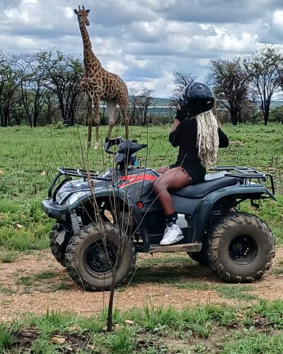 Quad bike + giraffes Quad Bike Safari quad bike safari Limpopo Quad Bike Safari with Wildlife quad-bike-safari-giraffe.jpg quad bike safari with giraffes in Limpopo Hero